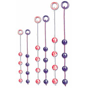 Crystalline Beads - Purple Large, California Exotic Novelties