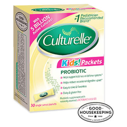 Culturelle Kids Probiotic Packets, Easy-to-Take Powder for Children, 30 Packs