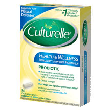 Culturelle Probiotic Natural Health and Wellness, 30 Capsules, i-Health, Inc.