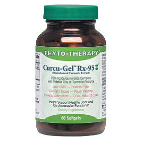 Curcu-Gel Rx-95 Curcuminoids Complex, 60 Softgels, Phyto-Therapy (Phyto Therapy)