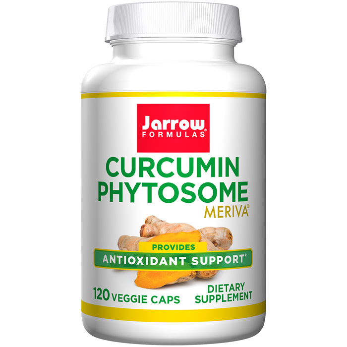 Curcumin Phytosome, Meriva 500 mg, 120 Vegetarian Capsules, Jarrow Formulas