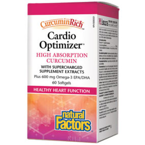 CurcuminRich Cardio Optimizer, High Absorption Curcumin, 60 Softgels, Natural Factors