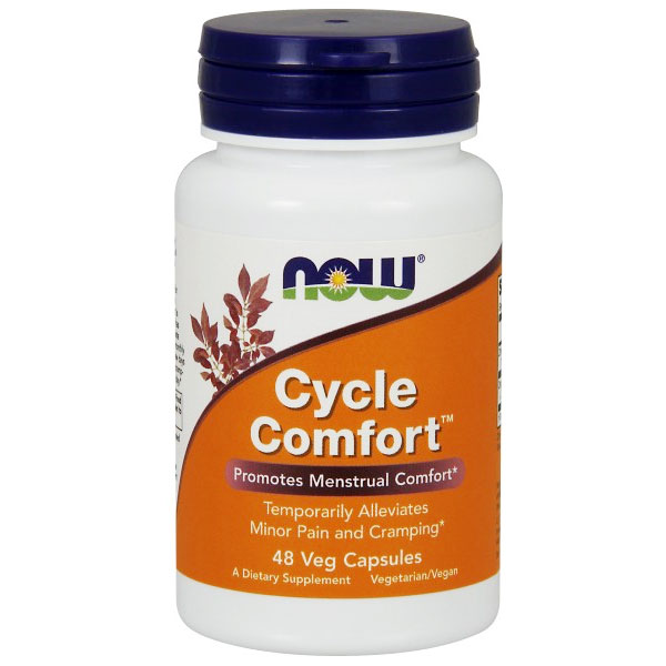Cycle Comfort, Promotes Menstrual Comfort, 48 Vegetarian Capsules, NOW Foods