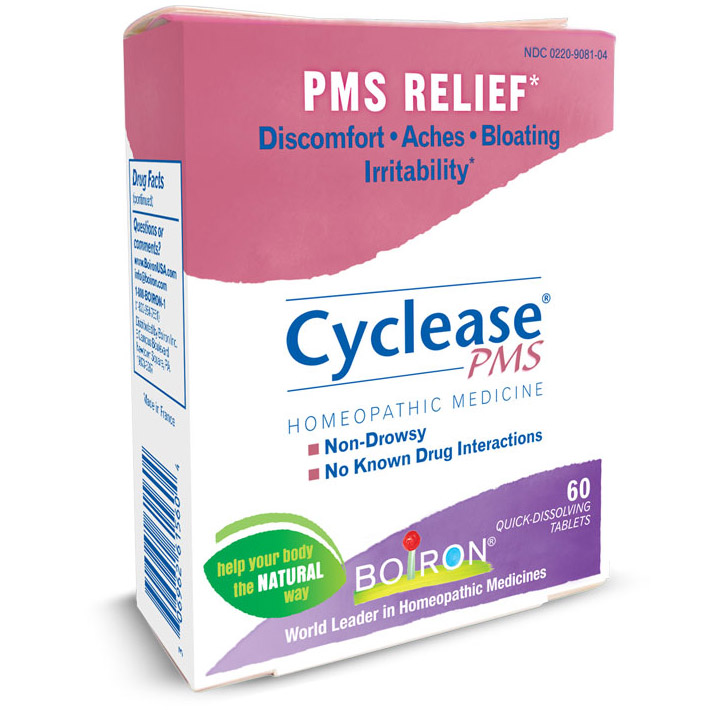 Boiron Homeopathics Cyclease PMS, PMS Symptoms Relief 60 tabs from Boiron