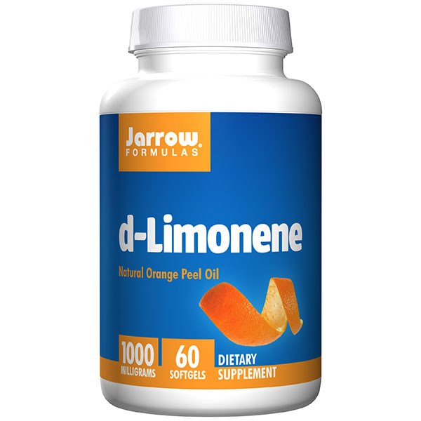 D-Limonene 1000 mg, Natural Orange Peel Oil, 60 Softgels, Jarrow Formulas