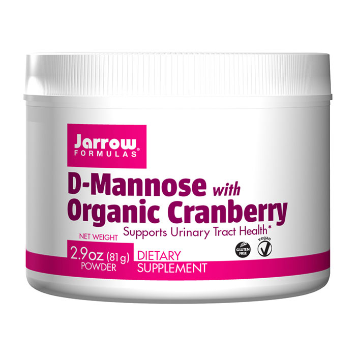 D-Mannose Powder with Organic Cranberry, 2.9 oz (81 g), Jarrow Formulas