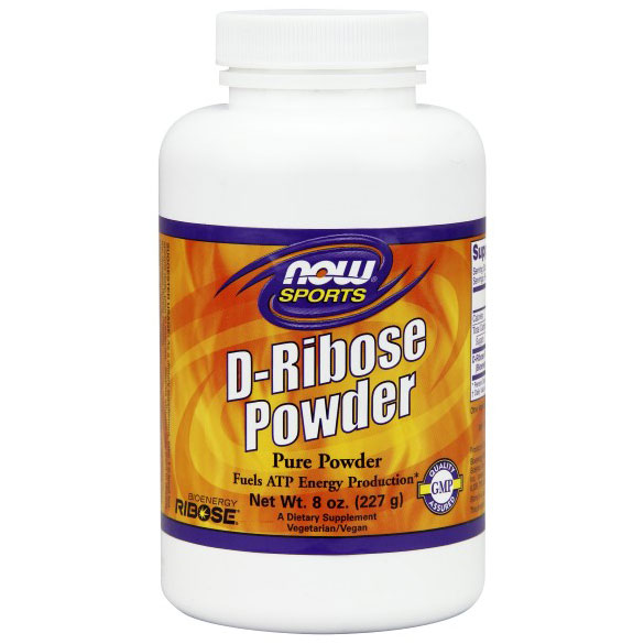 D-Ribose Pure Powder, 8 oz, NOW Foods