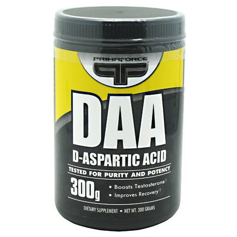 DAA, D-Aspartic Acid Powder Unflavored, 300 g, PrimaForce