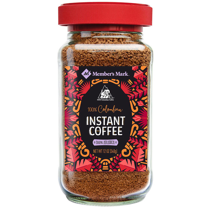 100% Colombian Instant Coffee, 12 oz, Members Mark