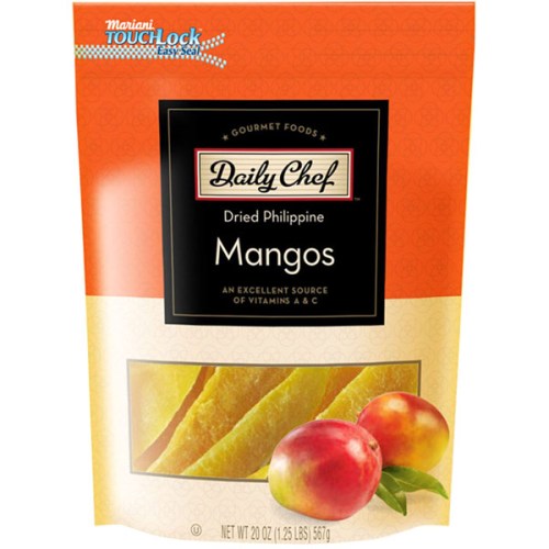 Daily Chef Dried Philippine Mangos, 20 oz