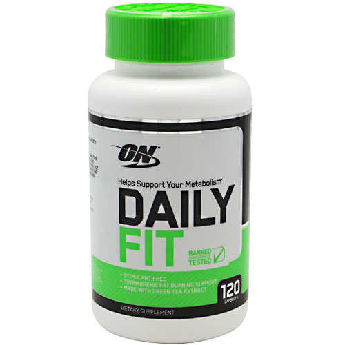 Daily Fit, Stimulant Free Metabolism Support, 120 Capsules, Optimum Nutrition