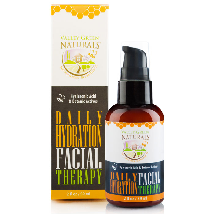 Daily Hydration Facial Therapy Moisturizer, 2 oz, Valley Green Naturals