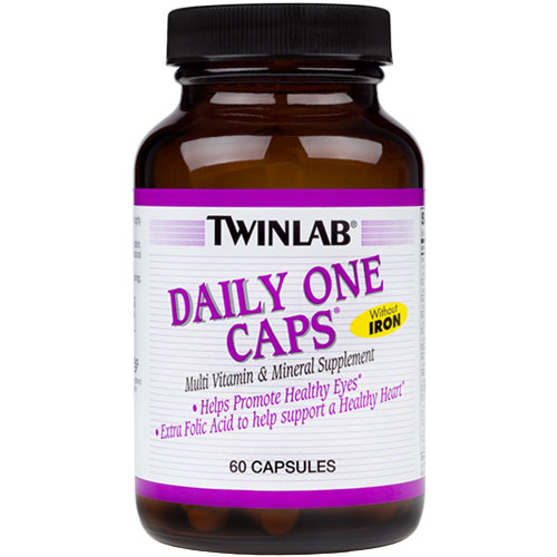 Twinlab Daily One High Potency Multivitamins No Iron 60 caps from Twinlab