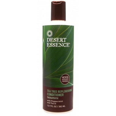 Desert Essence Daily Replenishing Conditioner with Tea Tree and Jojoba Oil 12 oz, Desert Essence