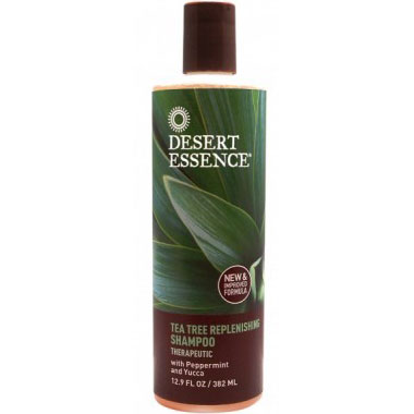 Daily Replenishing Shampoo with Tea Tree and Lavender Oil 12 oz, Desert Essence