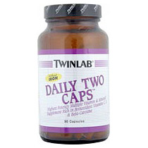 Daily Two High Potency Multivitamins No Iron 90 caps from Twinlab