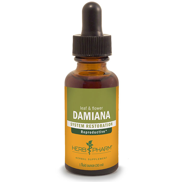 Damiana Extract Liquid, 4 oz, Herb Pharm