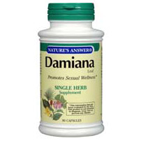Damiana Leaf 90 caps from Natures Answer