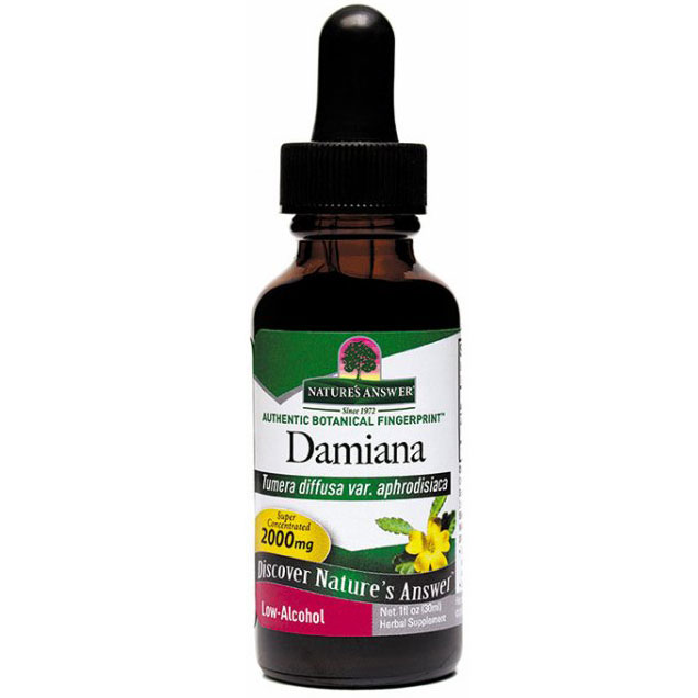 Damiana Leaf Extract Liquid 1 oz from Natures Answer