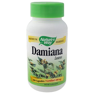 Damiana Leaves 100 caps from Natures Way
