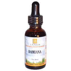 Damiana Wildcrafted, 1 oz, L.A. Naturals