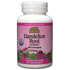 Natural Factors Dandelion Root Extract 90 Capsules, Natural Factors