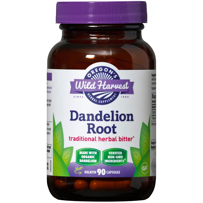 Dandelion Root, Organic, 90 Capsules, Oregons Wild Harvest
