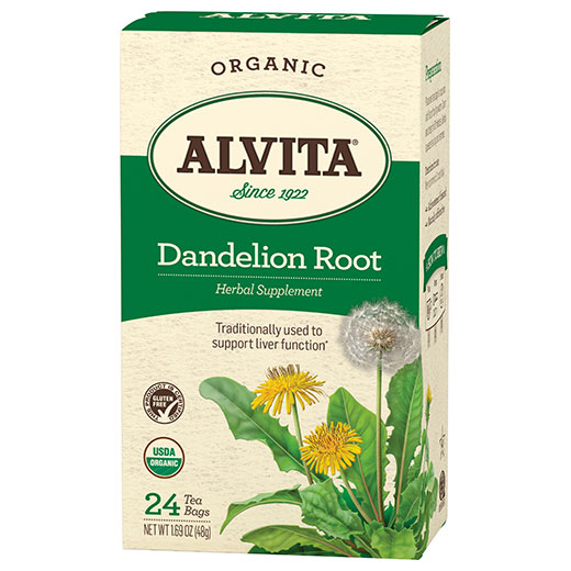 Alvita Tea Dandelion Tea (Dandelion Root Tea) 30 tea bags, Alvita Tea