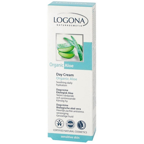 Logona Naturkosmetik Day Cream, Organic Aloe, 1.4 oz, Logona Naturkosmetik