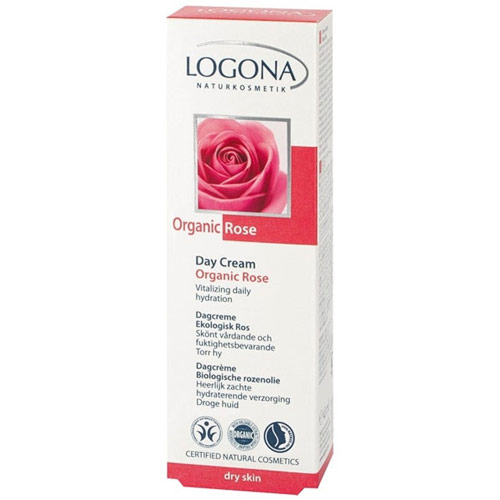 Logona Naturkosmetik Day Cream, Organic Rose, 1.4 oz, Logona Naturkosmetik