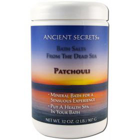 Ancient Secrets Aromatherapy Dead Sea Mineral Baths, Patchouli, 2 lb, Ancient Secrets