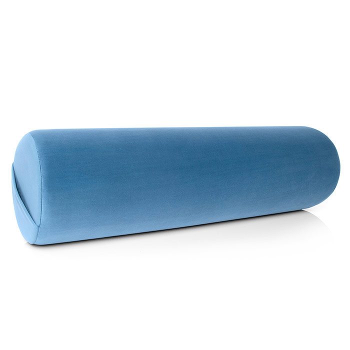 Decor Whirl Sex Positioning Pillow, Large Size - Microvelvet Blue, Liberator Bedroom Adventure Gear