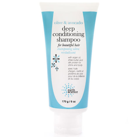 Deep Conditioning Shampoo, Olive & Avocado, 6 oz, Earth Science