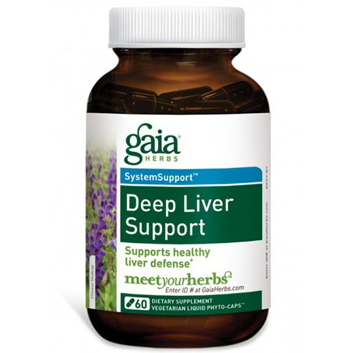 Gaia Herbs Deep Liver Support (Hep Support), 60 Liquid Phyto-Caps, Gaia Herbs