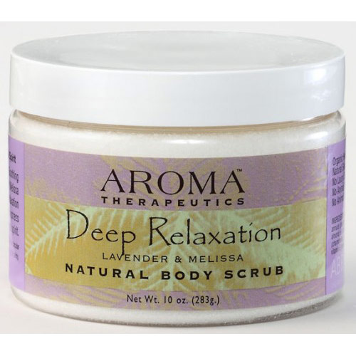 Deep Relaxation Natural Body Scrub, 10 oz, Abra Therapeutics