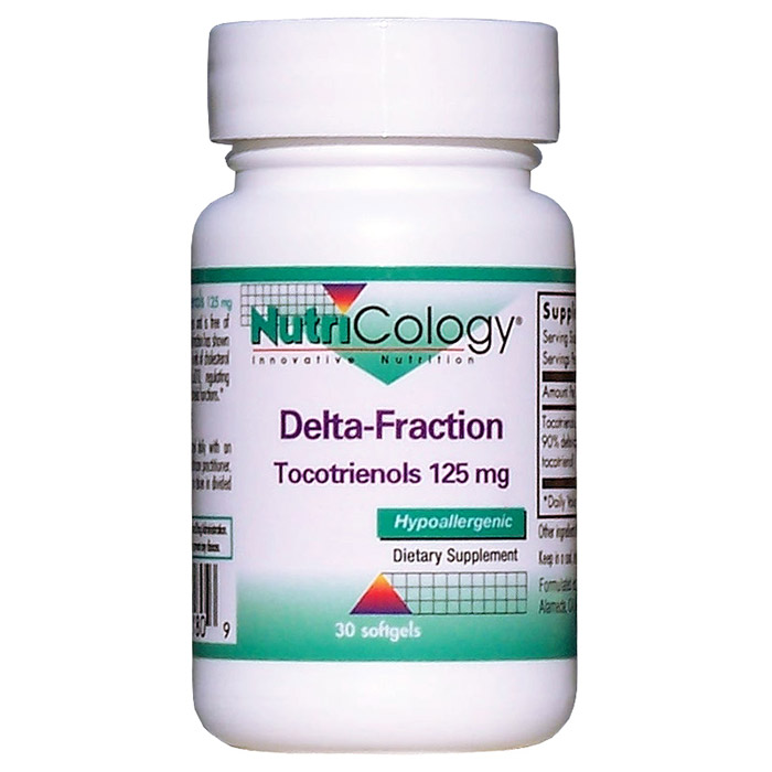 Delta-Fraction Tocotrienols 125 mg, 30 Softgels, NutriCology