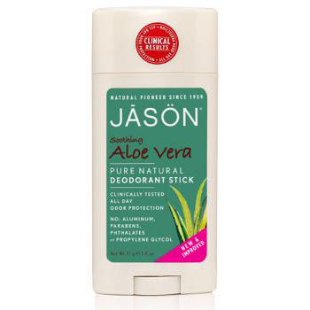 Jason Natural Deodorant Aloe Vera Stick 2.5 oz, Jason Natural