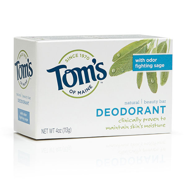 Tom's of Maine Deodorant Natural Beauty Bar Soap Twin Pack, 4 oz + 4 oz, Tom's of Maine