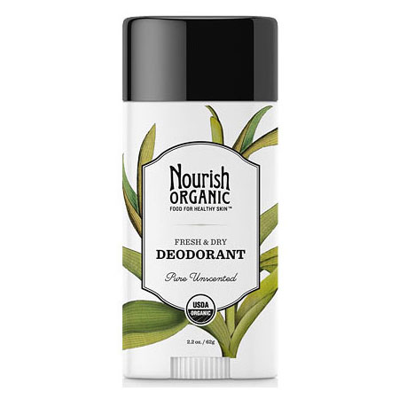 Nourish Organic Deodorant, Pure Unscented, 2.2 oz, Nourish