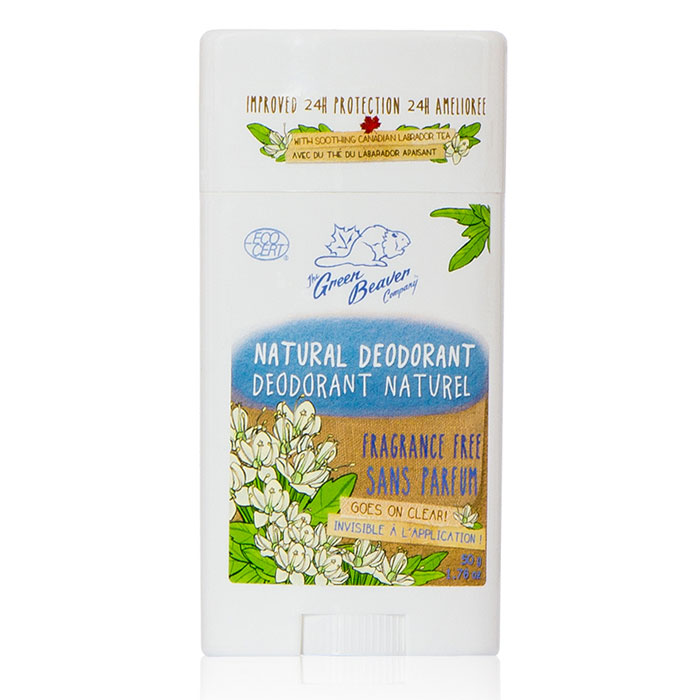 Deodorant Stick - Fragrance Free, 1.76 oz, Green Beaver