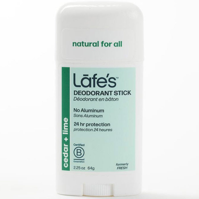 Lafes Twist Stick Deodorant - Fresh, 2.25 oz, Natural BodyCare