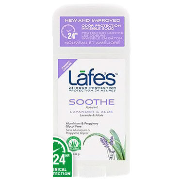 Lafes Twist Stick Deodorant - Soothe, 2.25 oz, Natural BodyCare