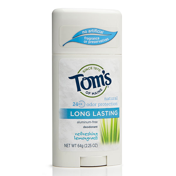 Long Lasting Deodorant Stick - Refreshing Lemongrass, 2.25 oz, Toms of Maine