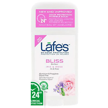Lafes Twist Stick Deodorant - Bliss, 2.25 oz, Natural BodyCare