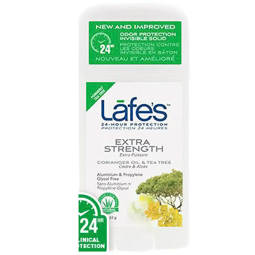 Lafes Twist Stick Deodorant - Extra Strength, 2.25 oz, Natural BodyCare