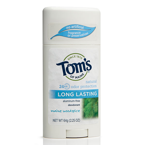 Long Lasting Deodorant Stick - Maine Woodspice, 2.25 oz, Toms of Maine