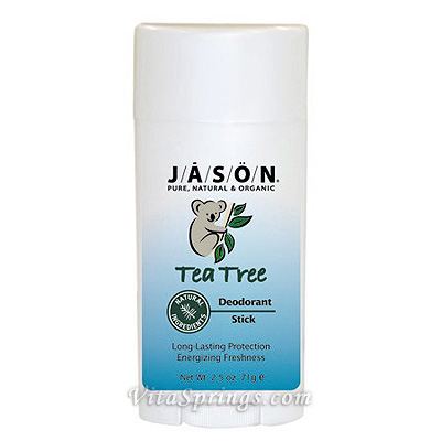 Deodorant Tea Tree Oil Stick 2.5 oz, Jason Natural