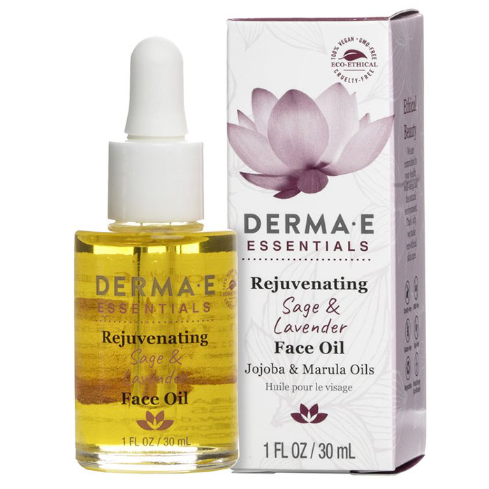 Derma E Rejuvenating Sage & Lavender Face Oil, 1 oz