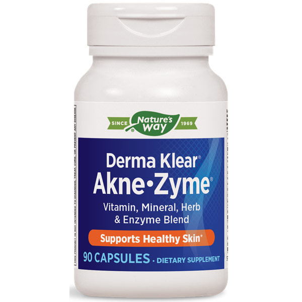 Enzymatic Therapy Derma Klear Akne Zyme, 90 Capsules, Enzymatic Therapy