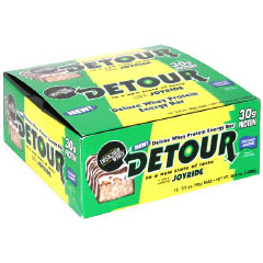 Detour Bar Detour Deluxe Whey Protein Energy Bar 90g, 3.2 oz x 12 Bars, Detour Bar